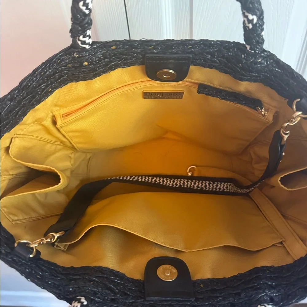 Eric Javits New York Bow Straw Tote